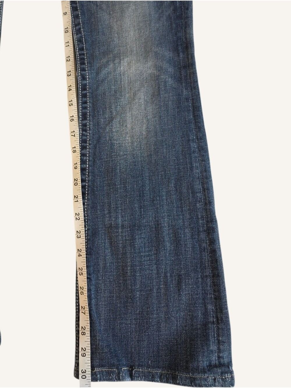 Miss Me Western Glam Bootcut Jeans 30 Y2K Cowgirl Bling Denim - Picture 9 of 11